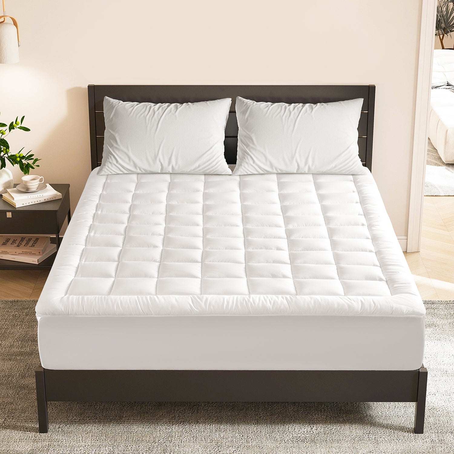 Quilted Cooling Mattress Pad - Warmkiss