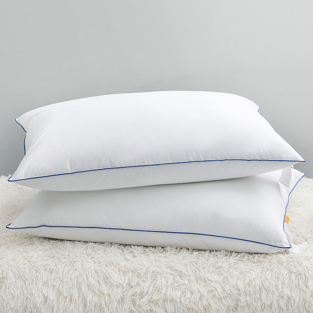 Feather Down Pillows for All Types Sleepers, Set of 2