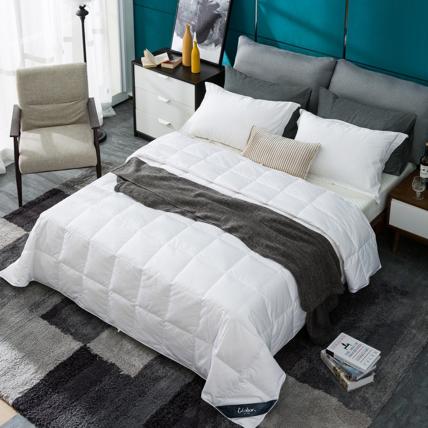Texcote Goose Down Comforter Blanket - Warmkiss