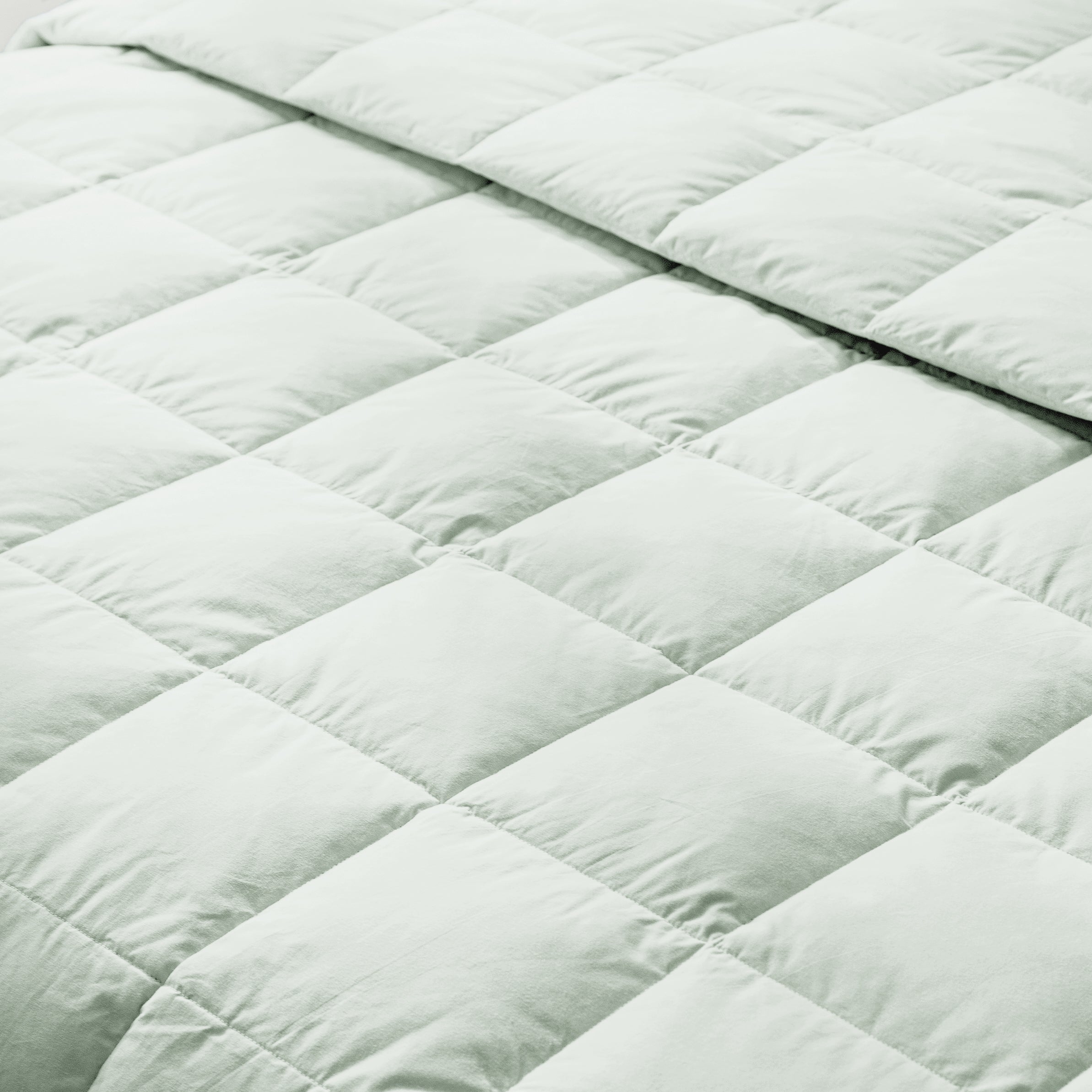 Duvet Summer Comforter New Ultra Lightweight Grey Duck Down Comforter/Blanket for Summer, Blue / Green