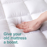 Quilted  Cooling Mattress Pad - Warmkiss